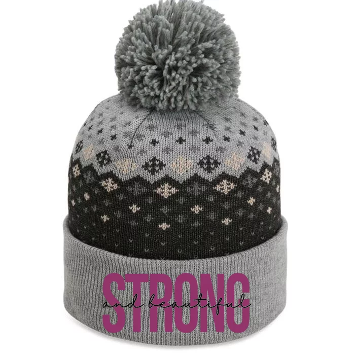 Strong And Beautiful The Baniff Cuffed Pom Beanie