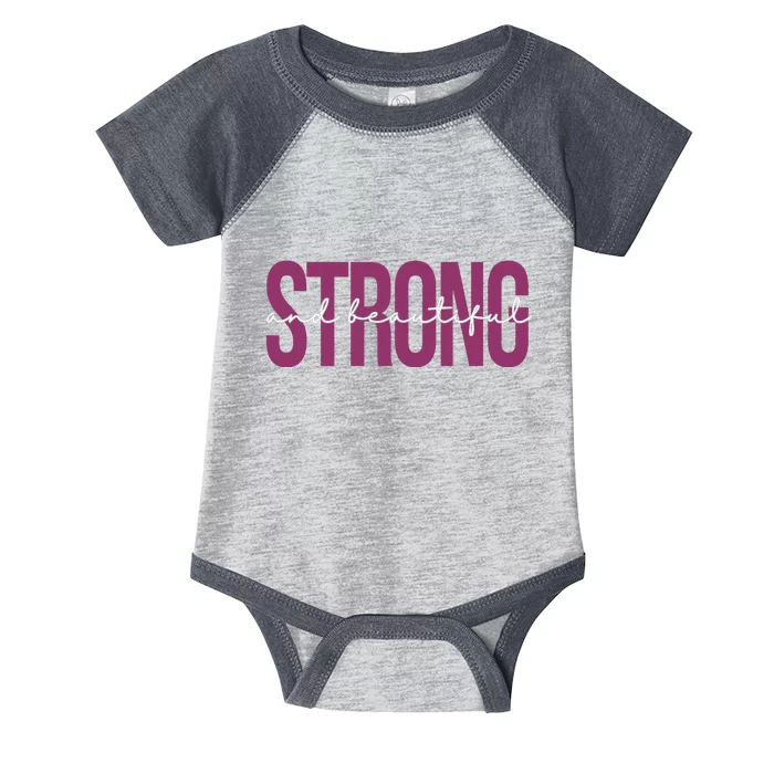 Strong And Beautiful Infant Baby Jersey Bodysuit