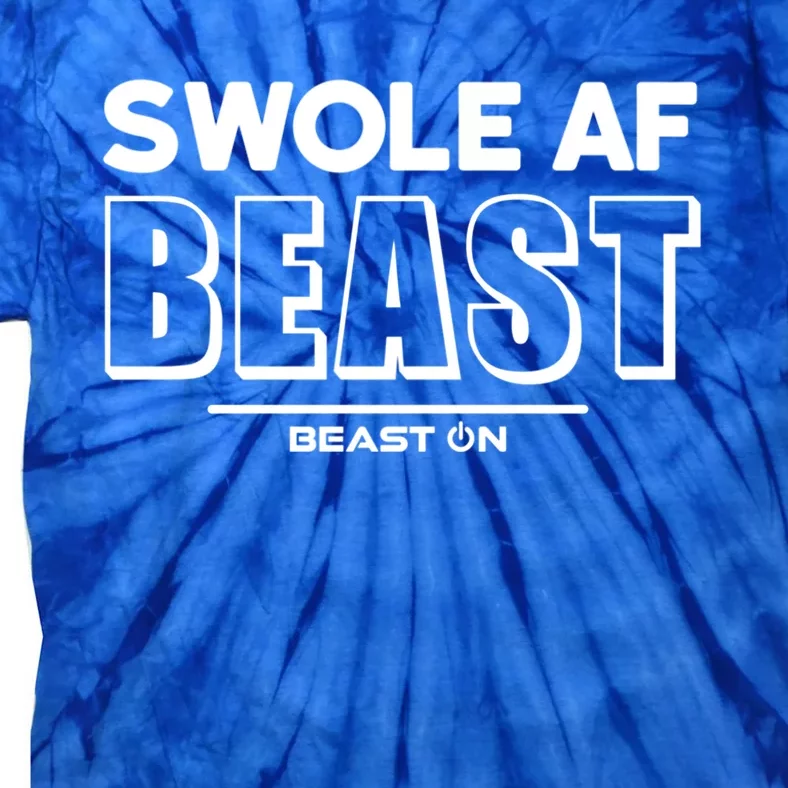 Swole Af Beast Funny Fitness Motivation Sayings Gym Gift Tie-Dye T-Shirt