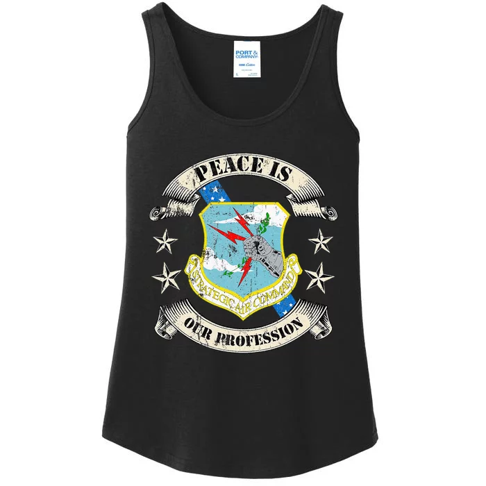 Strategic Air Command Sac Veteran Gifts Ladies Essential Tank