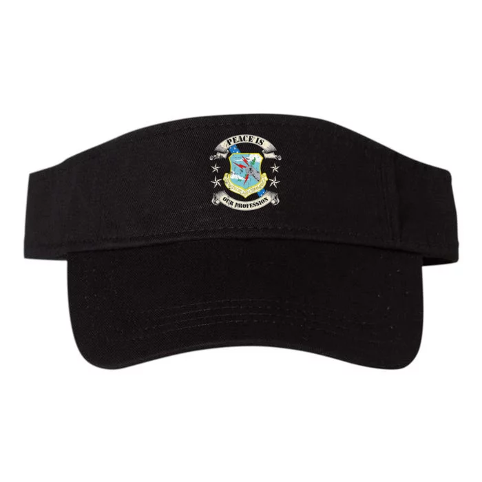 Strategic Air Command Sac Veteran Gifts Valucap Bio-Washed Visor