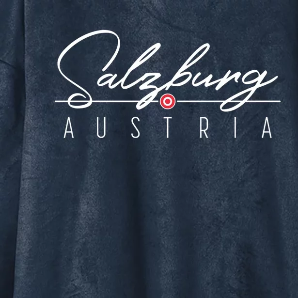 Salzburg Austria Cute Gift And Hooded Wearable Blanket