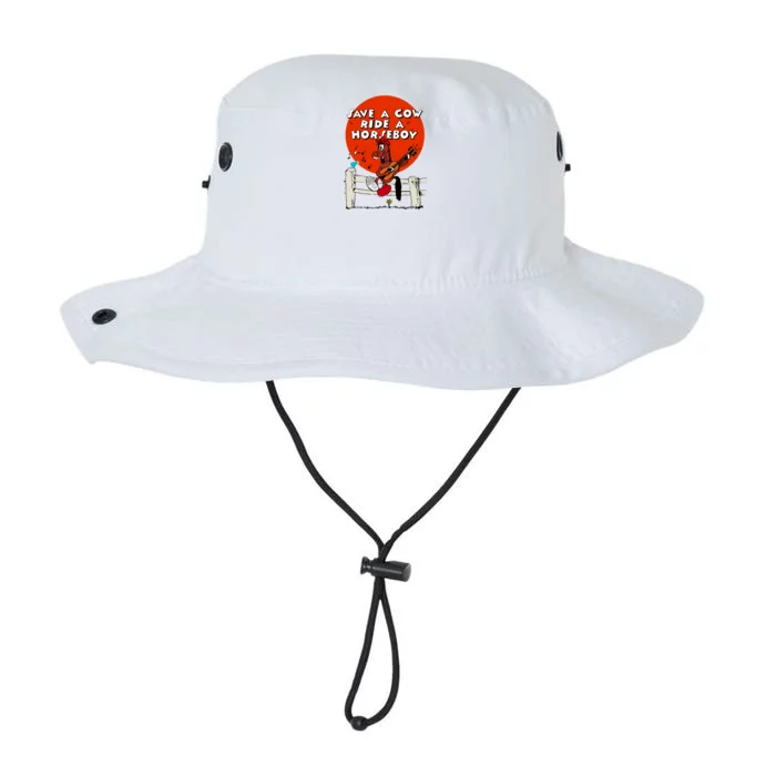 Save A Cow Ride A Horse Boy Legacy Cool Fit Booney Bucket Hat