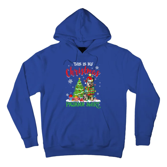 Santa Australian Cattle Dog This Is My Christmas Pajama Great Gift Hoodie