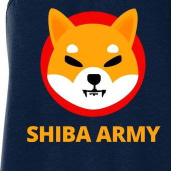 Shiba Army Crypto Currency Women's Racerback Tank