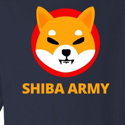 Shiba Army Crypto Currency Toddler Long Sleeve Shirt