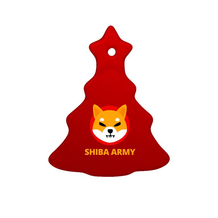 Shiba Army Crypto Currency Tree Ornament