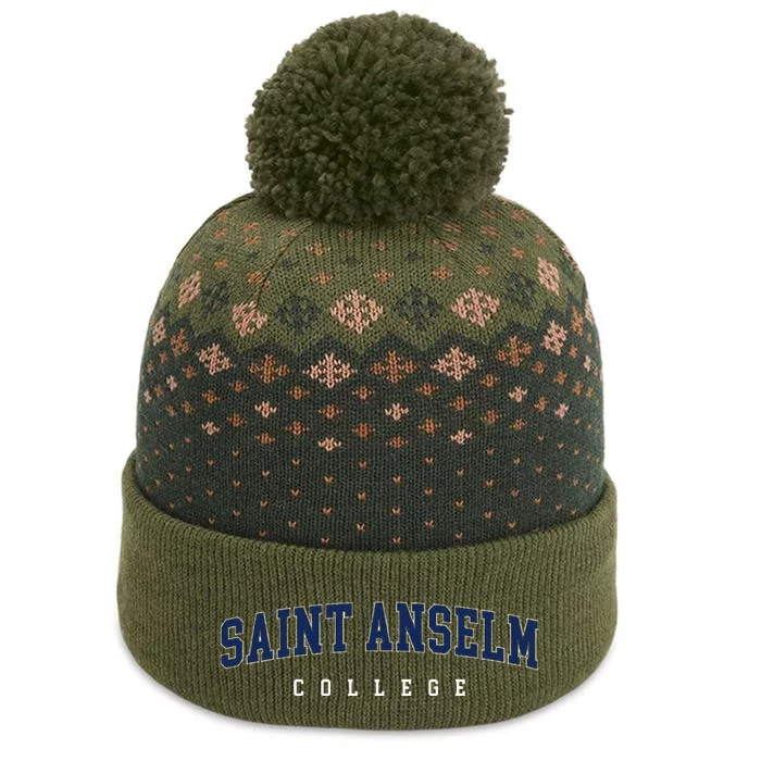 Saint Anselm College The Baniff Cuffed Pom Beanie