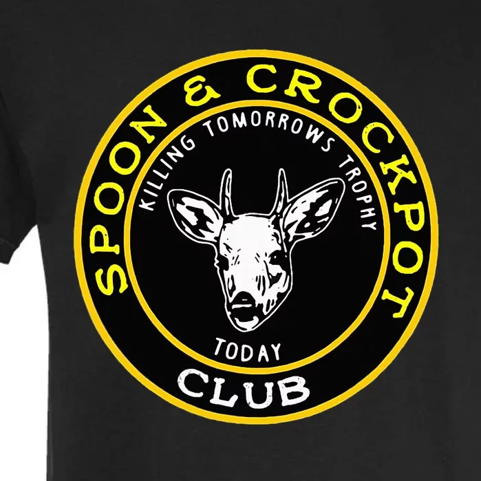 Spoon And Crockpot Club Funny Hunting Design Garment-Dyed Heavyweight T-Shirt