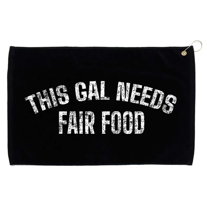 State And County Fair Food Joke Grommeted Golf Towel