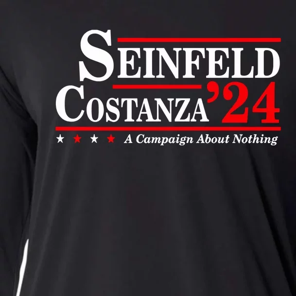 S.E.I.N.F.E.L.D And Costanza For President Election 2024 Cooling Performance Long Sleeve Crew