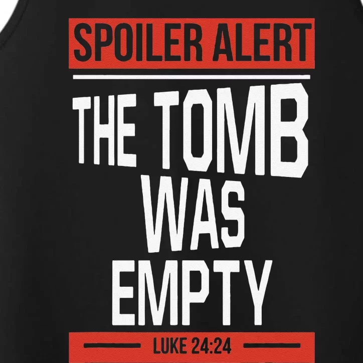 Spoiler Alert Christian Jesus Religious Performance Tank