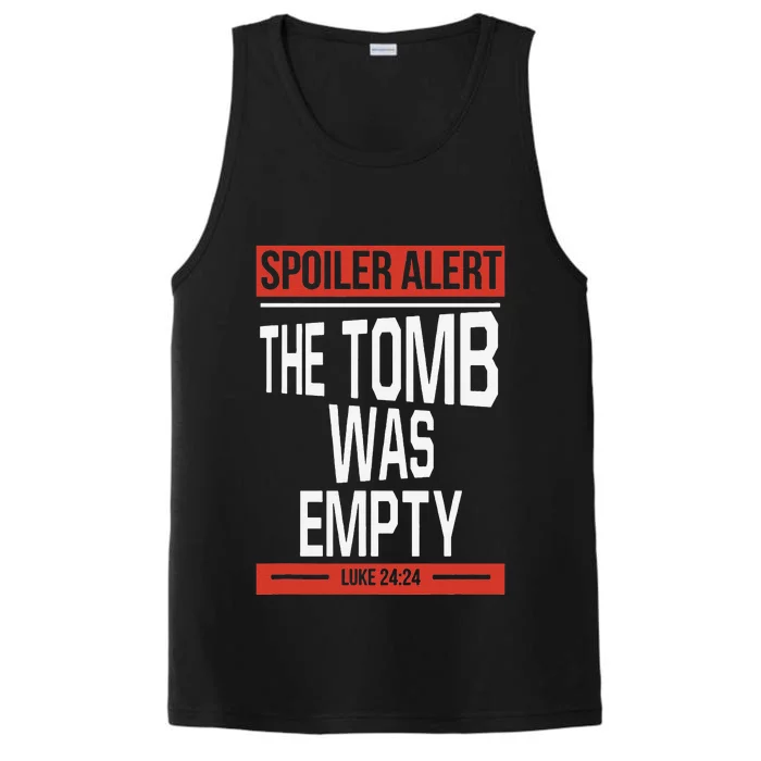 Spoiler Alert Christian Jesus Religious Performance Tank