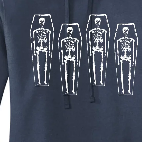 Skeletons And Coffins Women's Pullover Hoodie