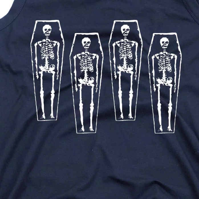 Skeletons And Coffins Tank Top