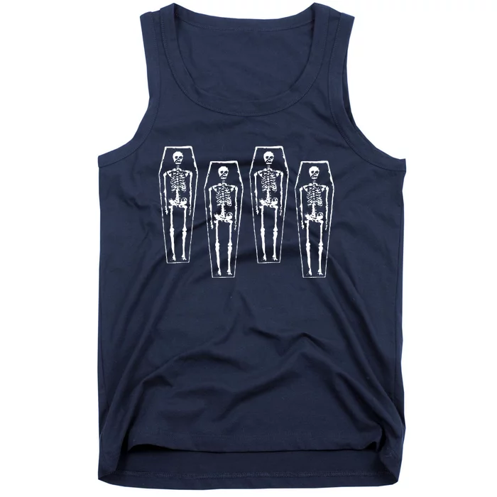 Skeletons And Coffins Tank Top