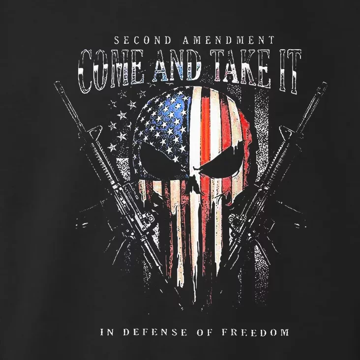 Second Amendment Come And Take It In Defense Of Freedom Toddler Hoodie