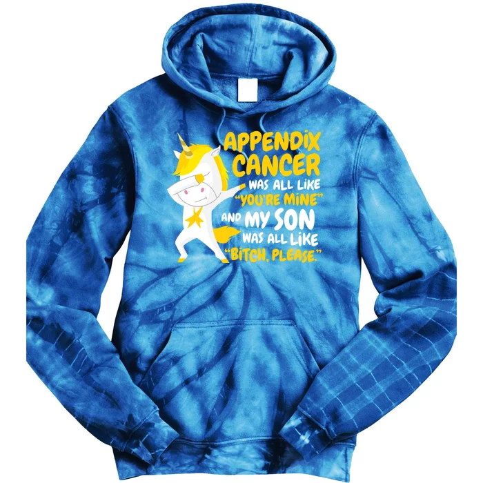 Son Appendix Cancer Survivor Meaningful Gift Tie Dye Hoodie