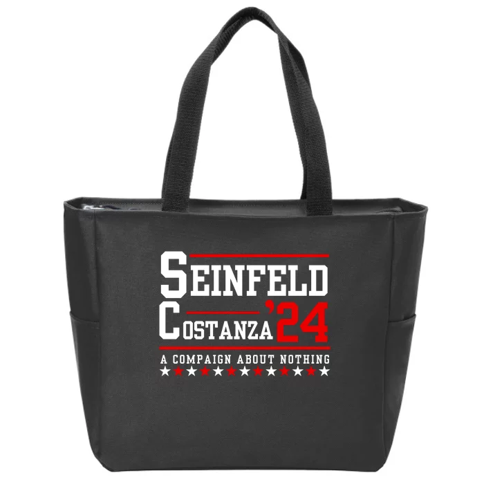 S.E.I.N.F.E.L.D And Costanza For President Election 2024 Zip Tote Bag