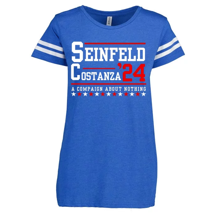 S.E.I.N.F.E.L.D And Costanza For President Election 2024 Enza Ladies Jersey Football T-Shirt