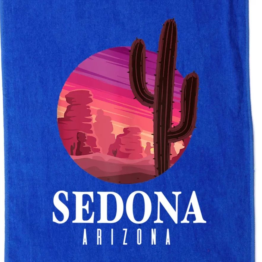 Sedona Arizona Cactus Sunset Desert Sedona Az Travels Platinum Collection Golf Towel