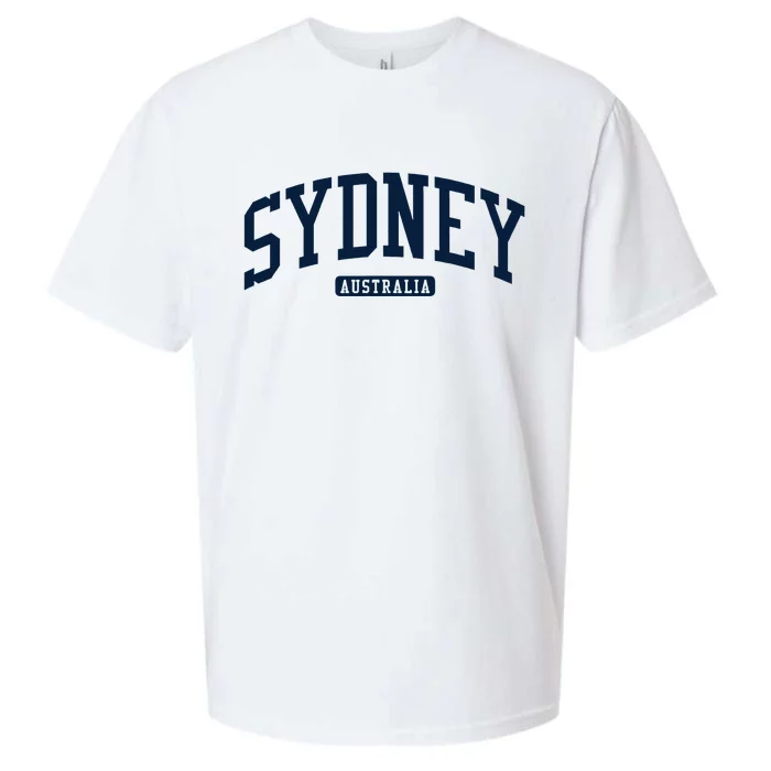 Sydney Australia College University Sueded Cloud Jersey T-Shirt