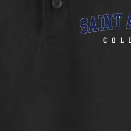 Saint Anselm College Arch Vintage Retro Design For Dry Zone Grid Performance Polo