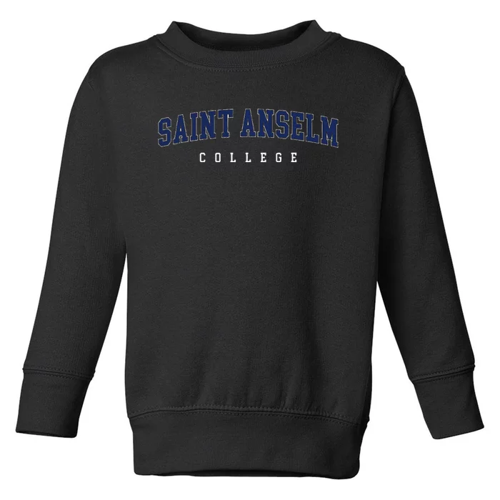 Saint Anselm College Arch Vintage Retro Design For Toddler Sweatshirt