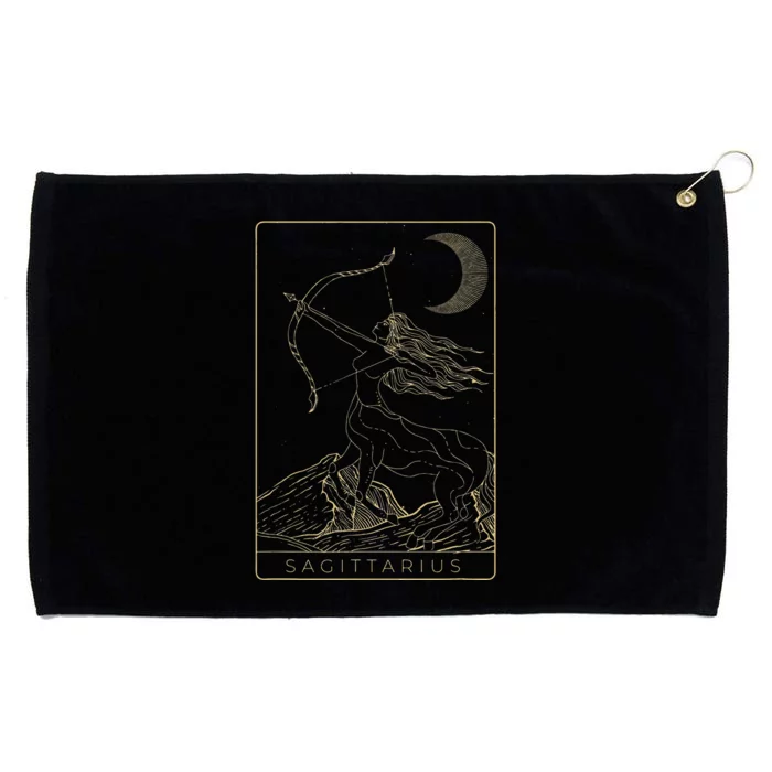 Sagittarius Astrology Constellation Zodiac Sign Horoscope Grommeted Golf Towel