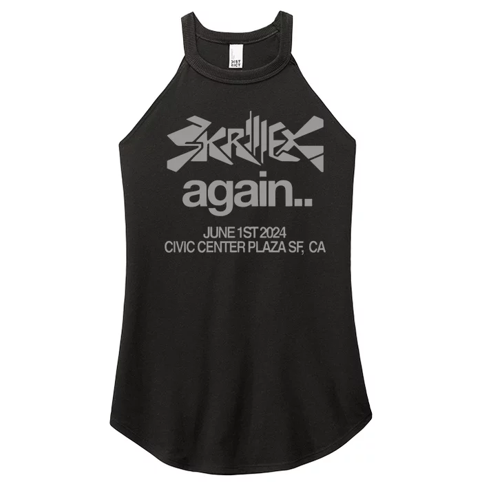 Skrillex Again Civic Center Women’s Perfect Tri Rocker Tank