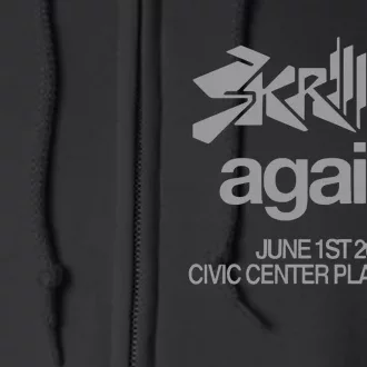 Skrillex Again Civic Center Full Zip Hoodie