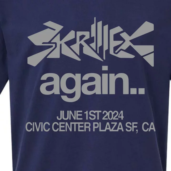 Skrillex Again Civic Center Sueded Cloud Jersey T-Shirt