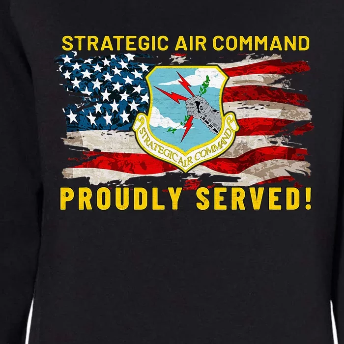 Strategic Air Command Sac Us Womens California Wash Sweatshirt