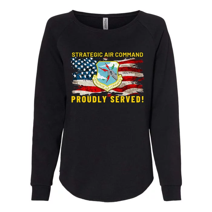 Strategic Air Command Sac Us Womens California Wash Sweatshirt