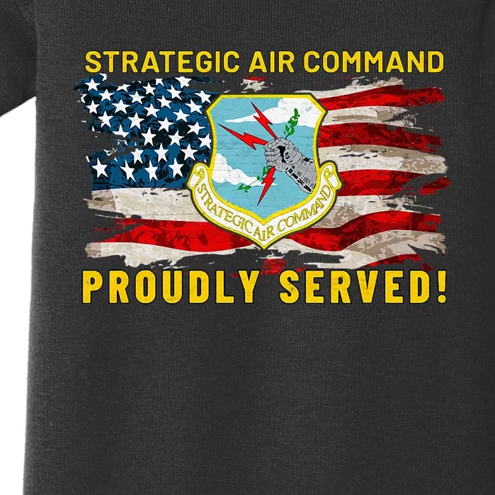 Strategic Air Command Sac Us Baby Bodysuit