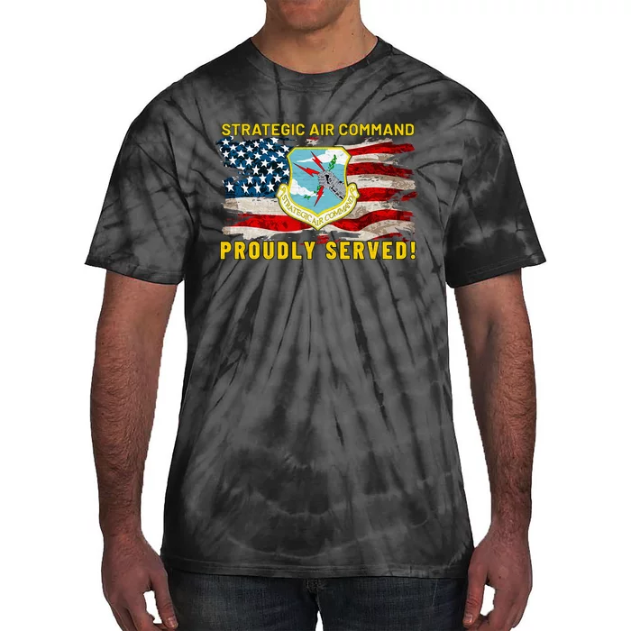 Strategic Air Command Sac Us Tie-Dye T-Shirt