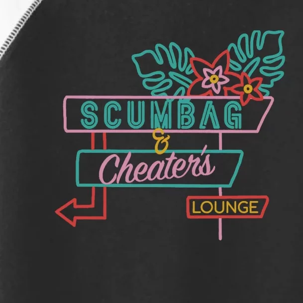 Scumbag And Cheaters Lounge Toddler Fine Jersey T-Shirt