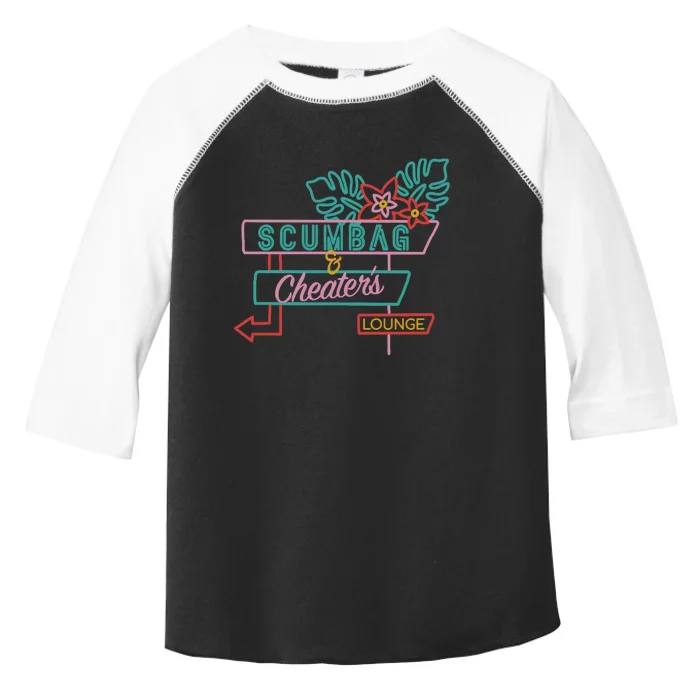 Scumbag And Cheaters Lounge Toddler Fine Jersey T-Shirt