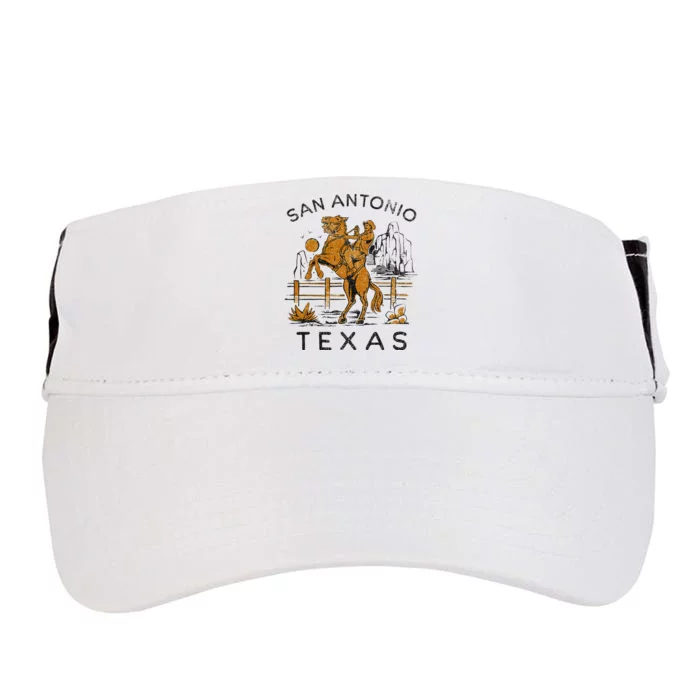 San Antonio Classic City Pride Design Adult Drive Performance Visor