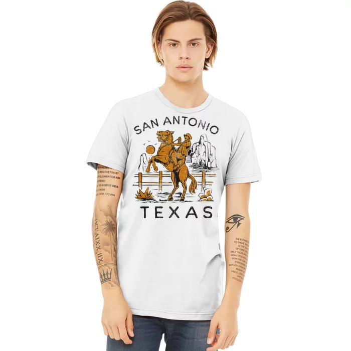 San Antonio Classic City Pride Design Premium T-Shirt