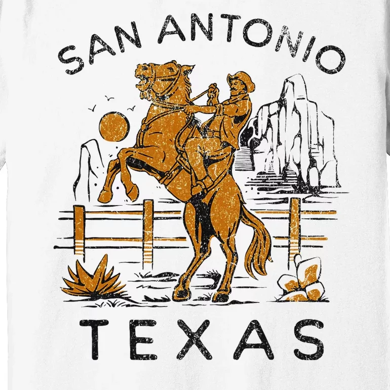 San Antonio Classic City Pride Design Premium T-Shirt