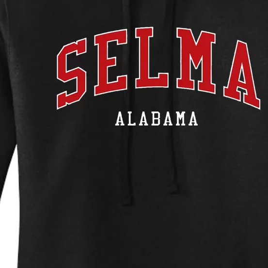 Selma Alabama College University Style Women's Pullover Hoodie