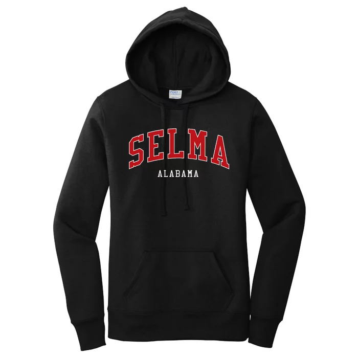 Selma Alabama College University Style Women's Pullover Hoodie