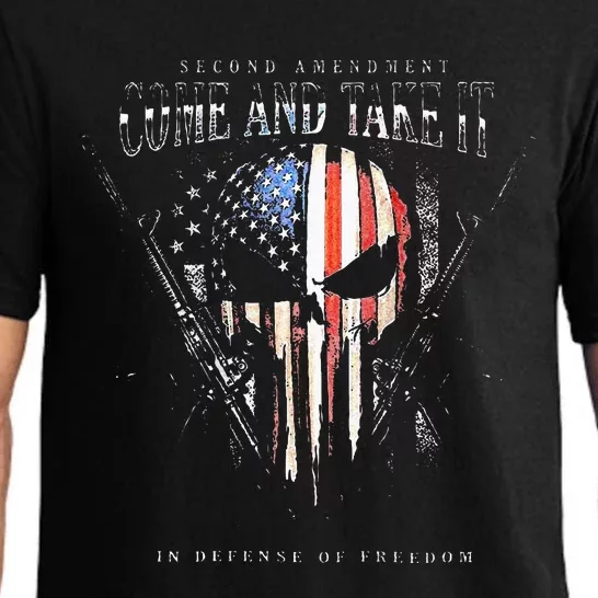 Second Amendment Come And Take It In Defense Of Freedom Pajama Set