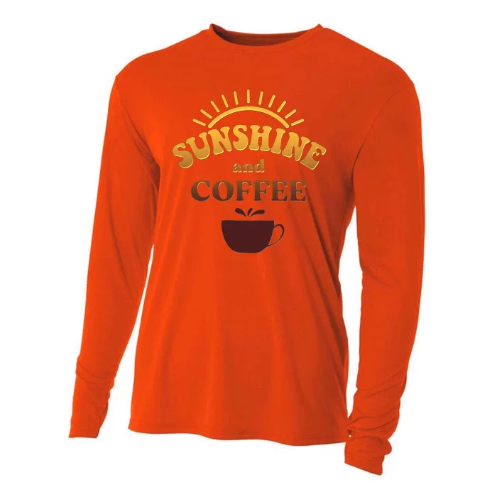 Sunshine And Coffee Cooling Performance Long Sleeve Crew