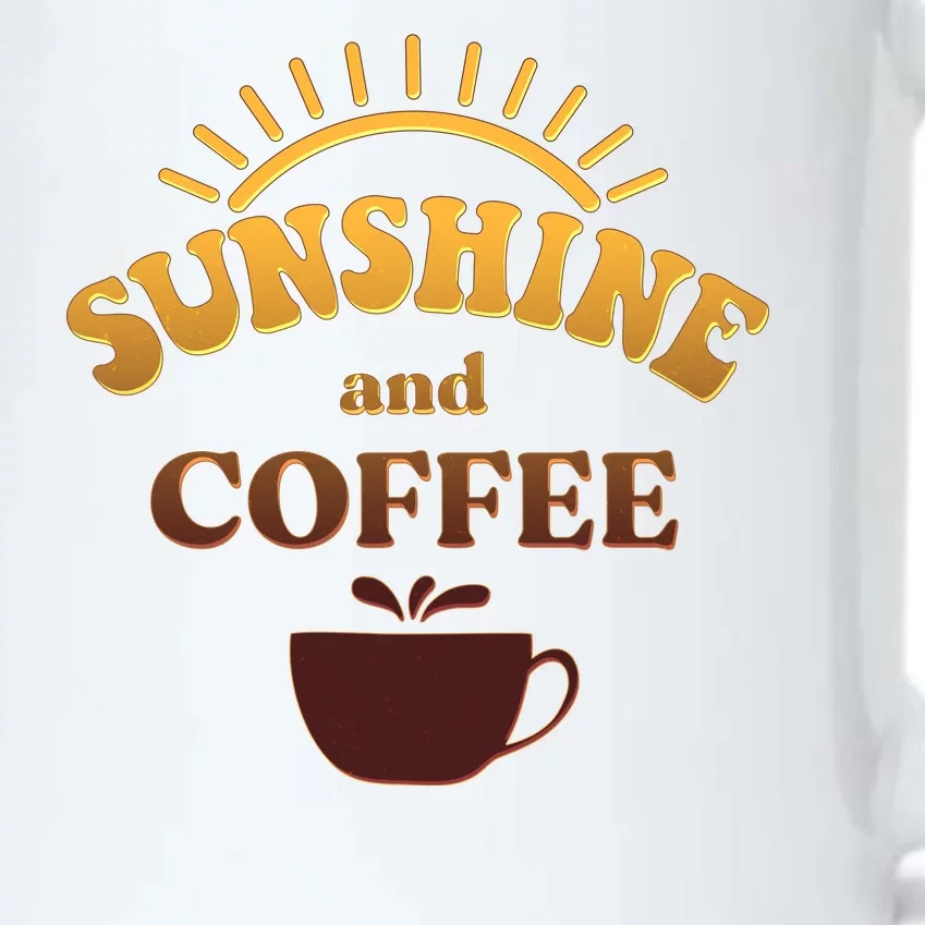 Sunshine And Coffee Black Color Changing Mug