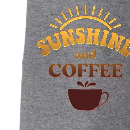 Sunshine And Coffee Doggie 3-End Fleece Hoodie