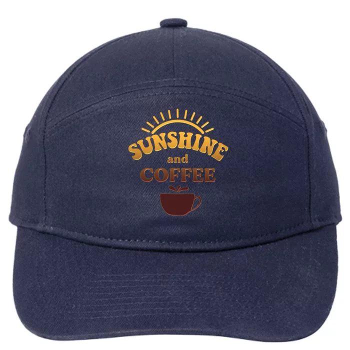 Sunshine And Coffee 7-Panel Snapback Hat