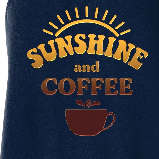 Sunshine And Coffee Women's Racerback Tank