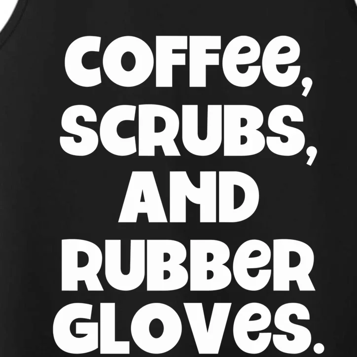 Scrubs And Coffee Scrubs Rubber Gloves Coffee Scrubs Gift Performance Tank